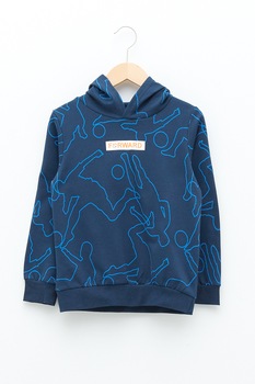 LC WAIKIKI, Hanorac cu imprimeu grafic, Bleumarin LC WAIKIKI, Hanorac cu imprimeu grafic, Bleumarin