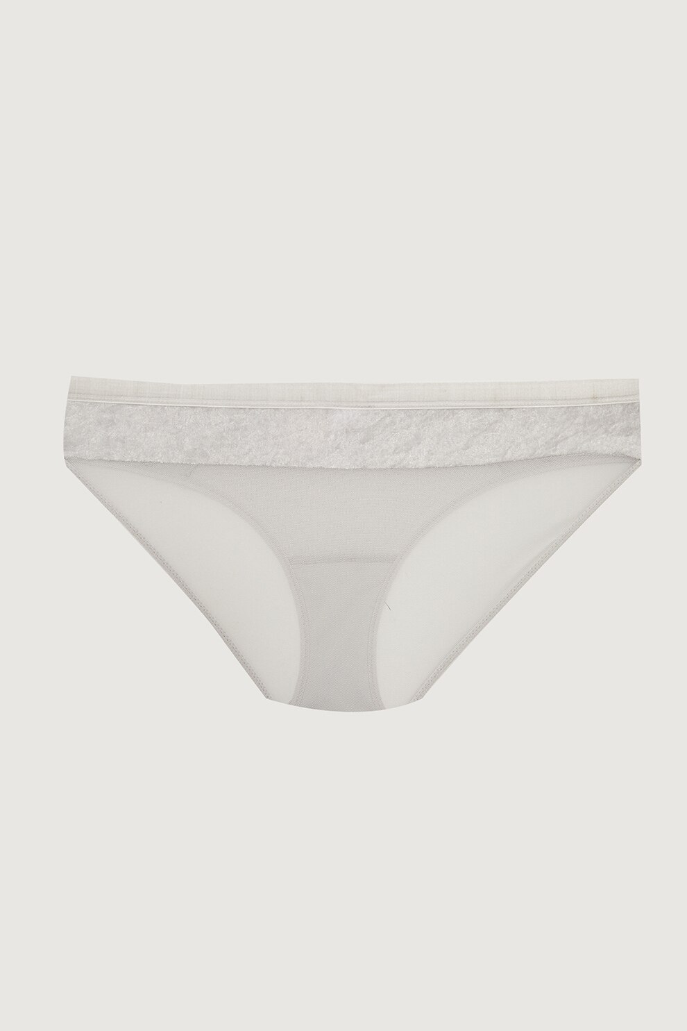 LC WAIKIKI, Chiloti cu insertii de plasa, Gri deschis