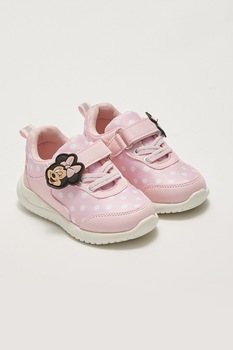 LC WAIKIKI, Pantofi sport cu motive Minnie Mouse, Roz pastel/Alb LC WAIKIKI, Pantofi sport cu motive Minnie Mouse, Roz pastel/Alb