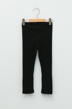 LC WAIKIKI, Colanti striati cu funda, Negru LC WAIKIKI, Colanti striati cu funda, Negru