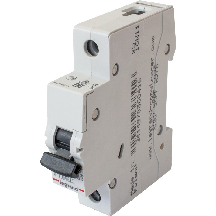 Siguranta automata Legrand RX3 1P curba C, 40A 4,5kA