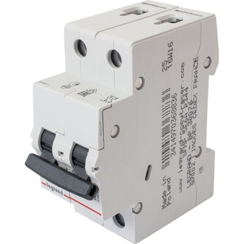 Siguranta automata Legrand RX3 2P curba C, 25A 4,5kA Siguranta automata Legrand RX3 2P curba C, 25A 4,5kA