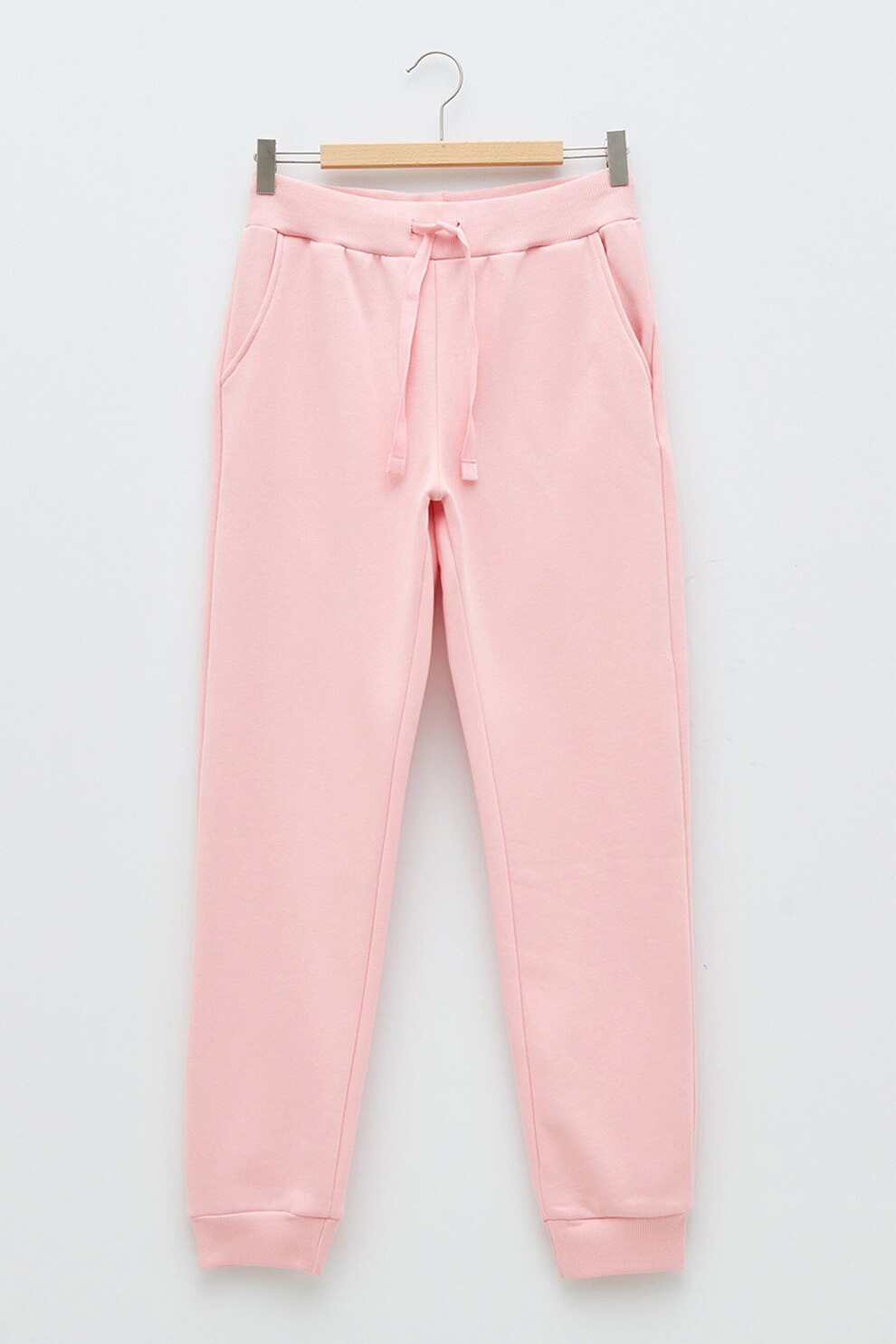 LC WAIKIKI, Pantaloni sport cu talie ajustabila, Roz pal