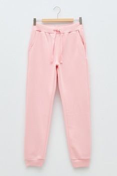 LC WAIKIKI, Pantaloni sport cu talie ajustabila, Roz pal LC WAIKIKI, Pantaloni sport cu talie ajustabila, Roz pal