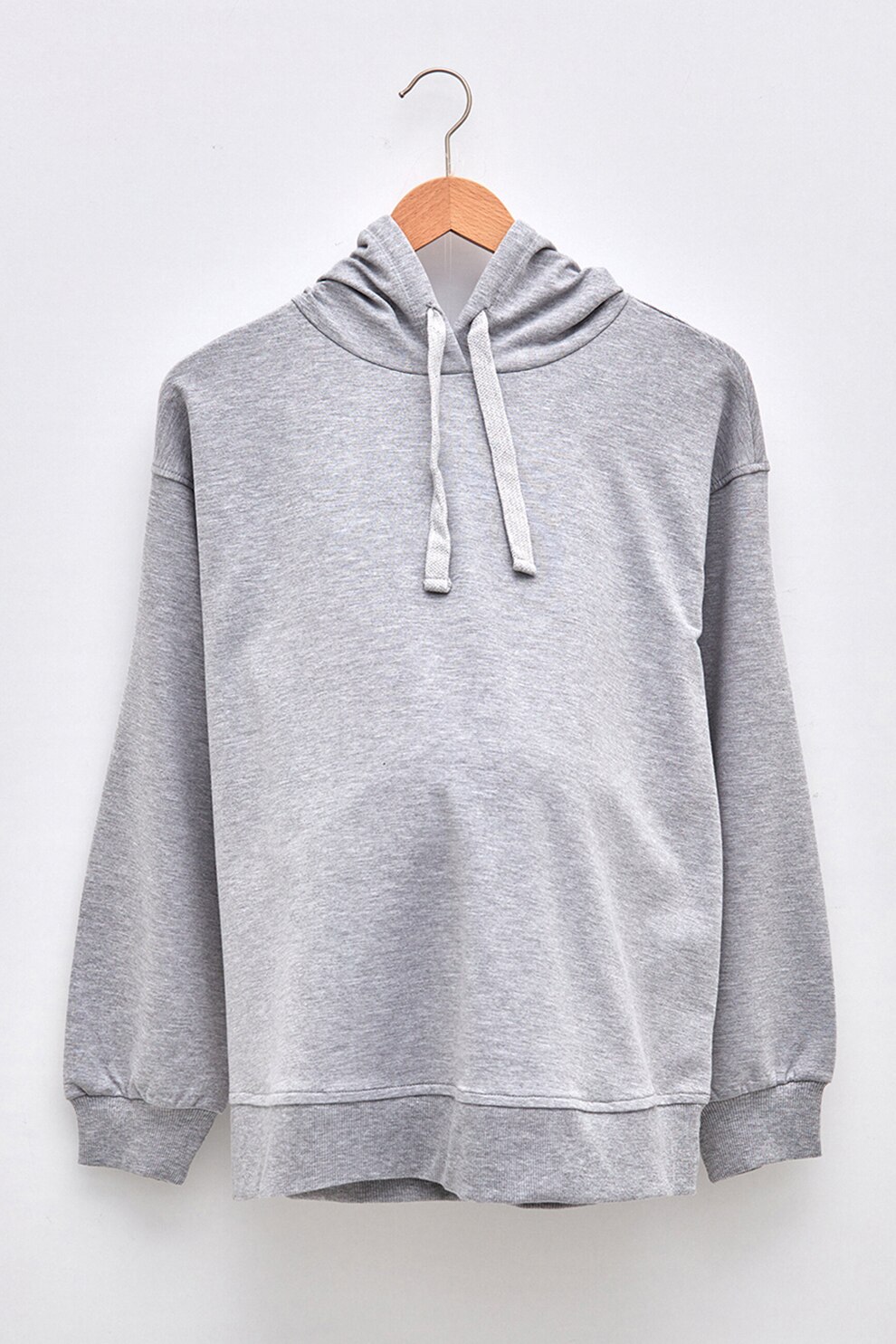 LC WAIKIKI, Hanorac drept cu maneci cazute, Gri melange