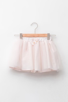 LC WAIKIKI, Fusta mini de tul, Roz pal LC WAIKIKI, Fusta mini de tul, Roz pal