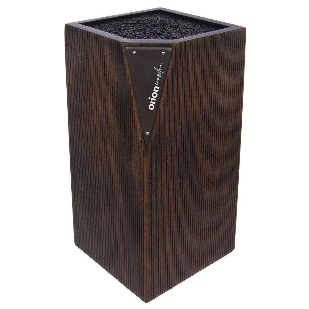 Suport tacamuri Wooden, Orion, Lemn/Plastic, Maro