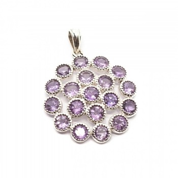 Pandantiv din Argint cu Ametist Pandantiv din Argint cu Ametist