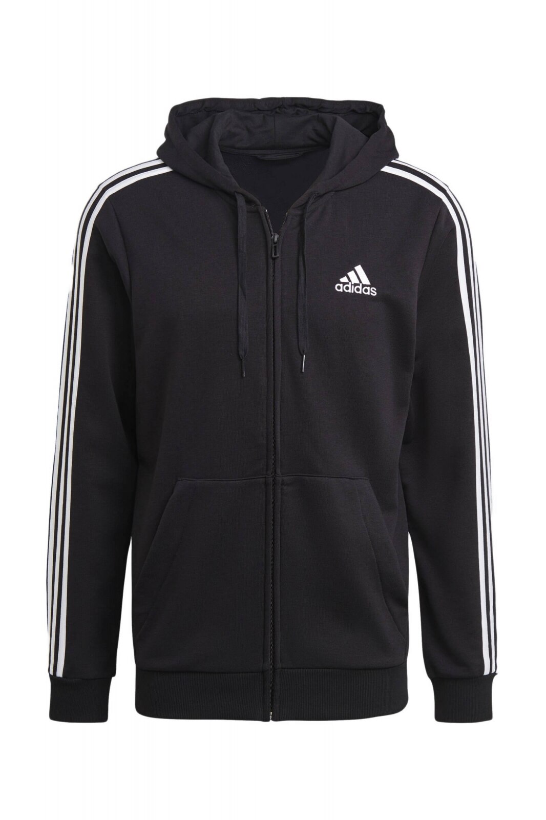 Hanorac Adidas Essentials 3-Stripes - GK9032 7776, Negru