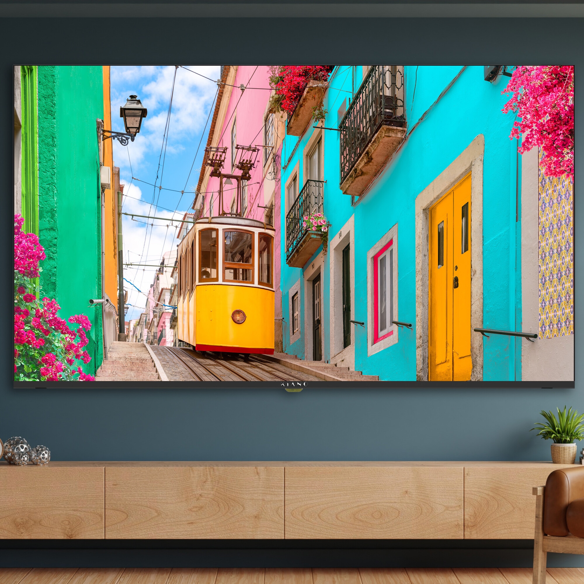 TV Kiano Elegance 50" Smart TV 4K Ultra HD DLED Carcasa metalica