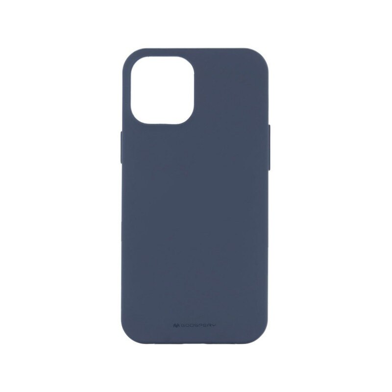 Husa Spate Mercury Soft Compatibila Cu iPhone 13 Mini, Silicon Soft, Albastru Navy