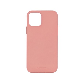 Husa Spate Mercury Soft Compatibila Cu iPhone 13 Mini, Silicon Soft, Roz Husa Spate Mercury Soft Compatibila Cu iPhone 13 Mini, Silicon Soft, Roz