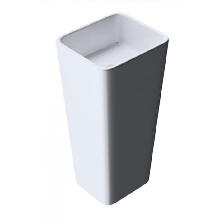 Lavoar Independent Monolit PRO MODENA, Dimensiuni 40.5 X 35.5 X 81.5 Cm, Forma Rectangulara, Alb