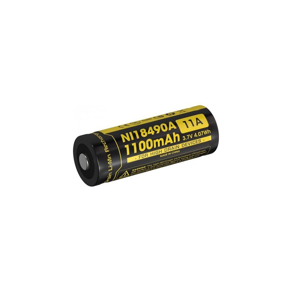 Baterie reincarcabila Nitecore imr18490 li-ion 1100mah 3.7v 11a ni18490a 1 Bucata