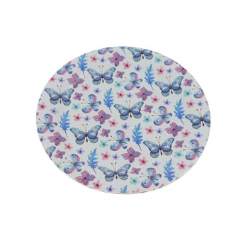 Set farfurii rotunde Fluturi, 10 bucati, carton, D 23 cm Set farfurii rotunde Fluturi, 10 bucati, carton, D 23 cm