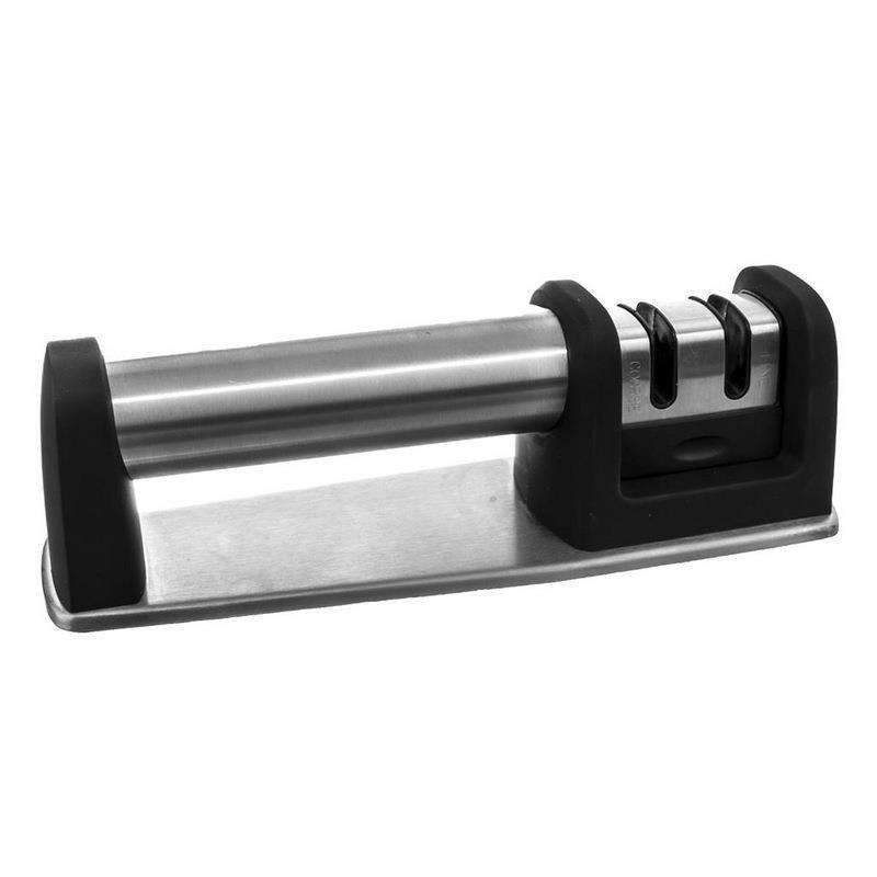 Ascutitor dublu cutite, Orion, Negru/Argintiu