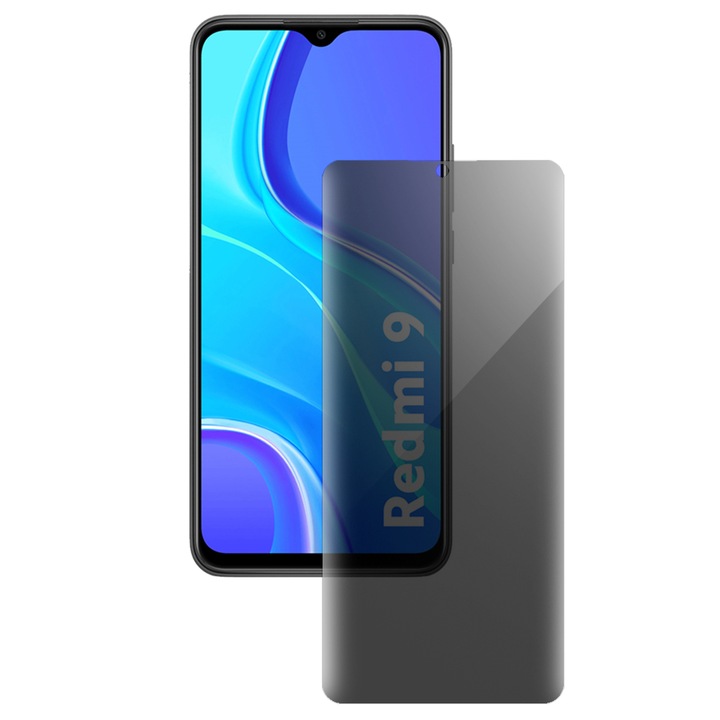 Privacy SILKASE képernyővédő szilikon fólia Xiaomi Redmi 9 -nek