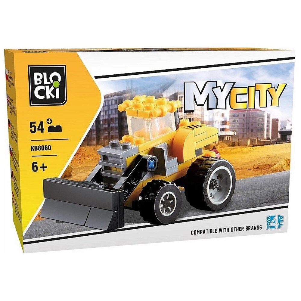 Set de constructie, BULDOZER, BLOCKI, 7toys