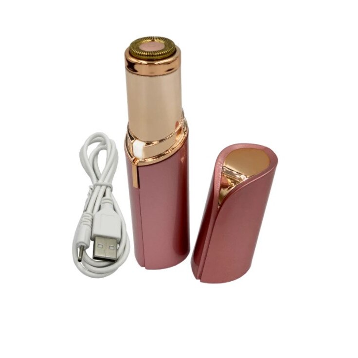 Epilator facial hipoalergenic SIKS® cu acumulator, 17 cm, roz eMAG.ro