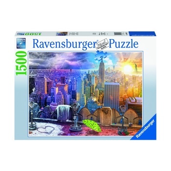 Puzzle Ravensburger - 4 Anotimpuri in New York, 1500 piese Puzzle Ravensburger - 4 Anotimpuri in New York, 1500 piese