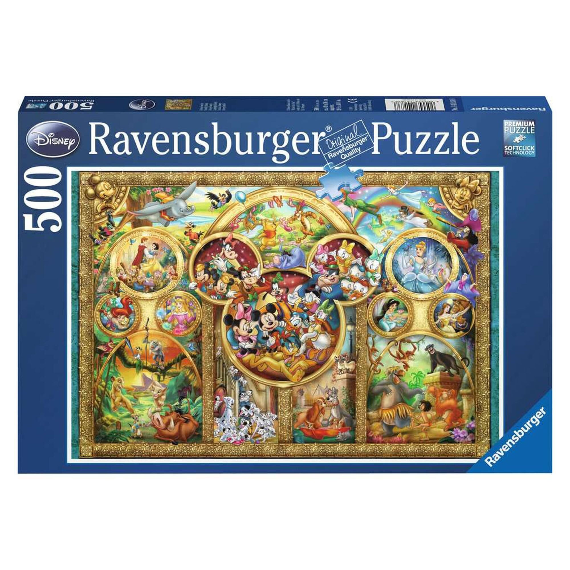 Puzzle Ravensburger - Familia Disney, 500 piese
