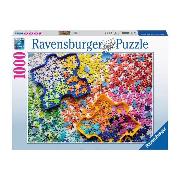 Puzzle Ravensburger - O paleta de puzzle-Uri, 1000 piese