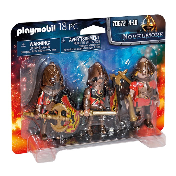 Playmobil Novelmore - Комплект от 3 фигурки, Воини Burnham