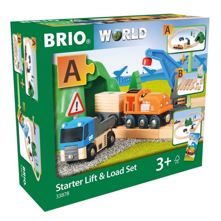 Brio játékkészlet - Rakodó- és szállítóeszközök