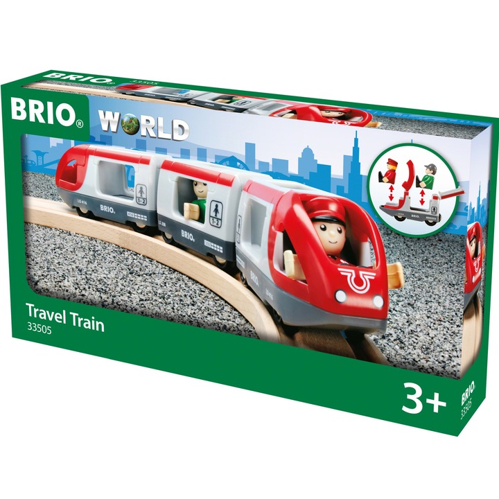 Brio Travel Train fa vonat játék