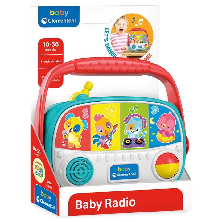 Интерактивна играчка Baby Clementoni - Радио