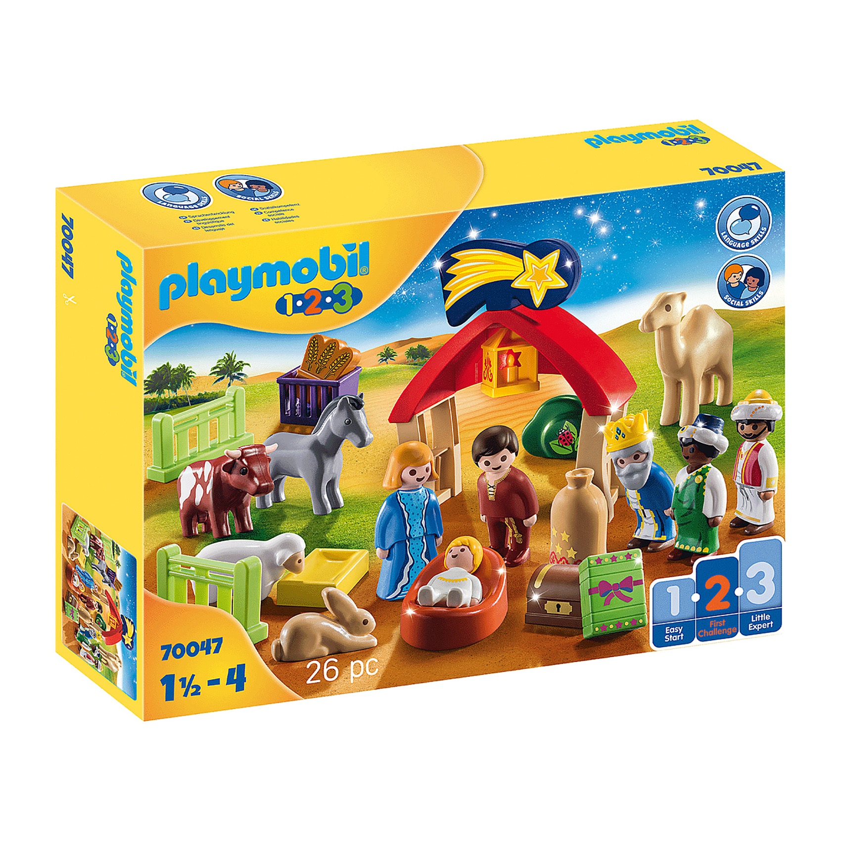 Playmobil 1.2.3 - Calendar advent, Scena de Craciun