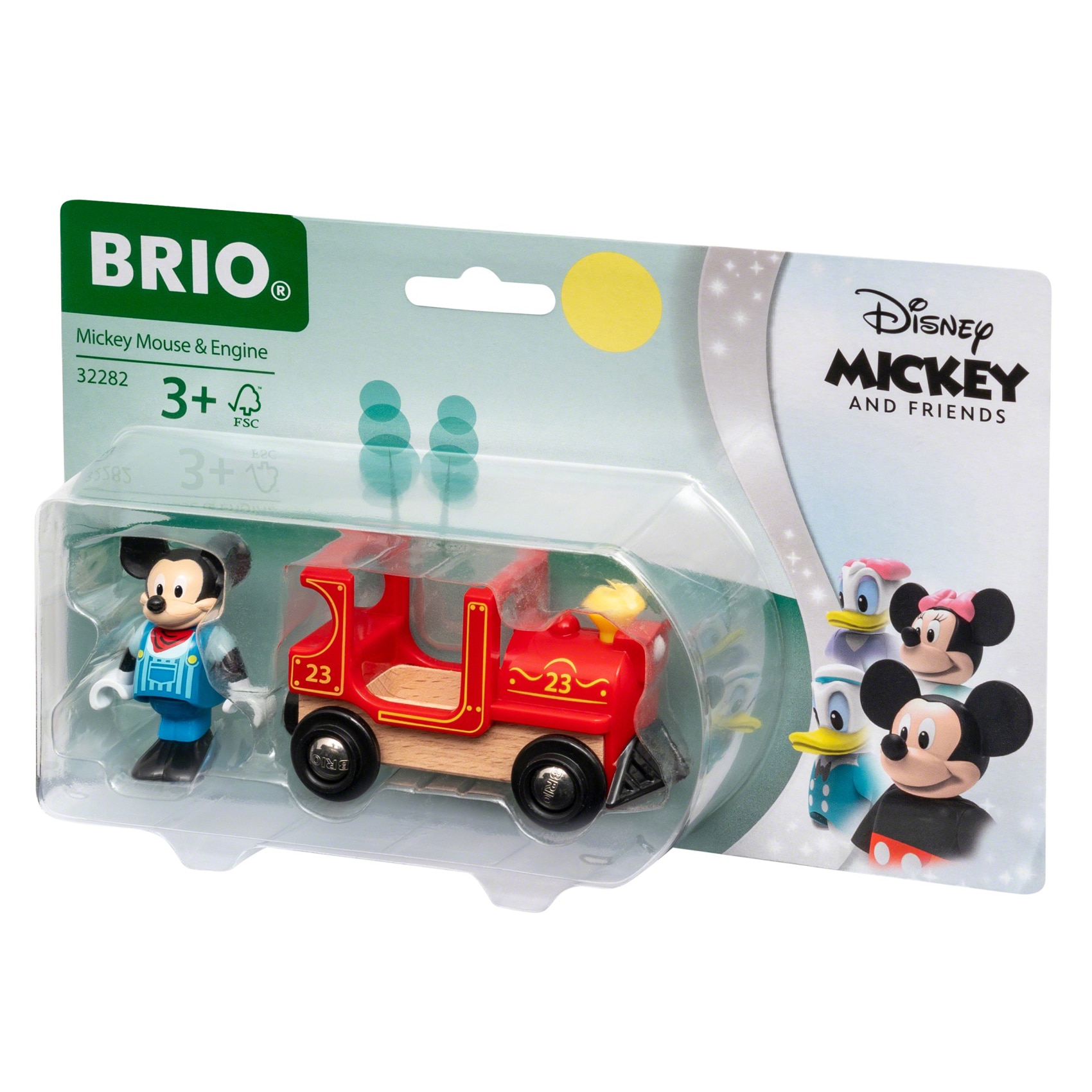 Figurina Disney Mickey and Friends - Mickey cu locomotiva