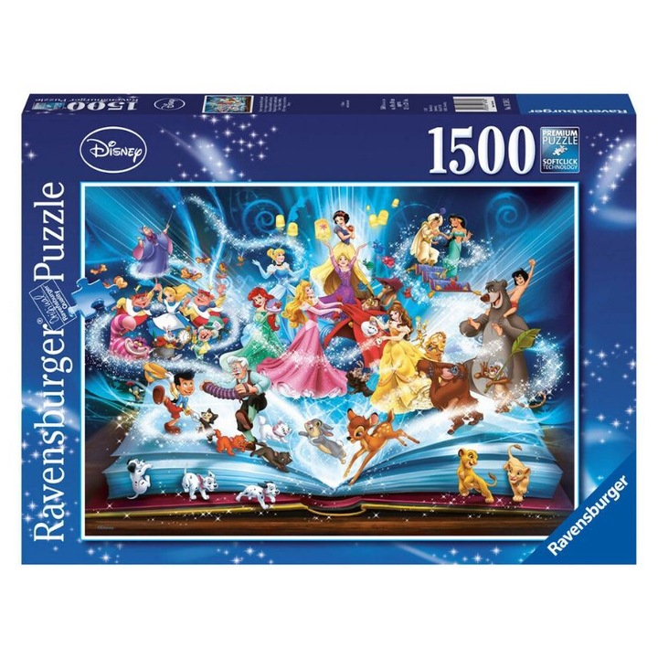 Ravensburger Puzzle - Disney mesekönyv, 1500 darab