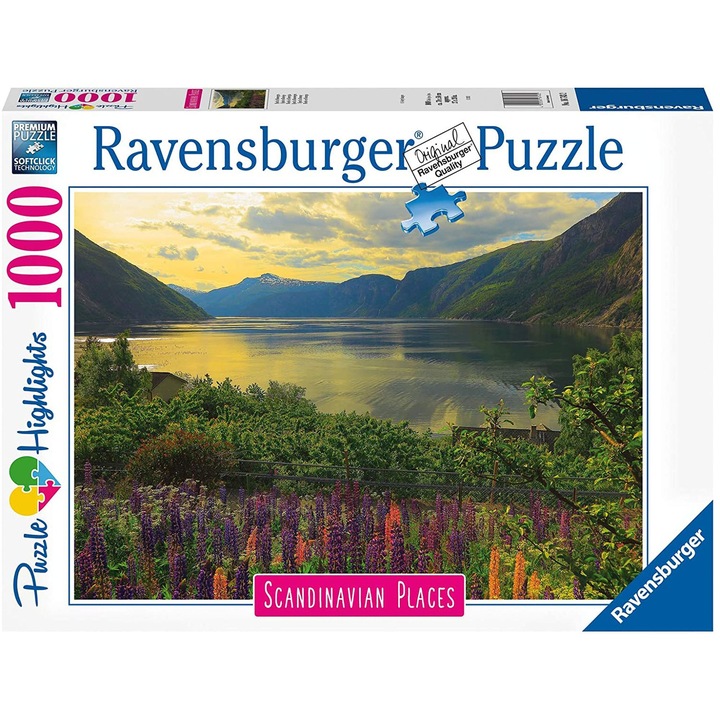 Puzzle Ravensburger - Fiord Norvegia, 1000 piese