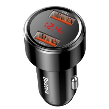 Incarcator auto, Baseus Magic, IMK-CCMLC20A-01, 2 porturi, 2 x USB, Quick Charge 3.0, PD, 45W, Negru Incarcator auto, Baseus Magic, IMK-CCMLC20A-01, 2 porturi, 2 x USB, Quick Charge 3.0, PD, 45W, Negru