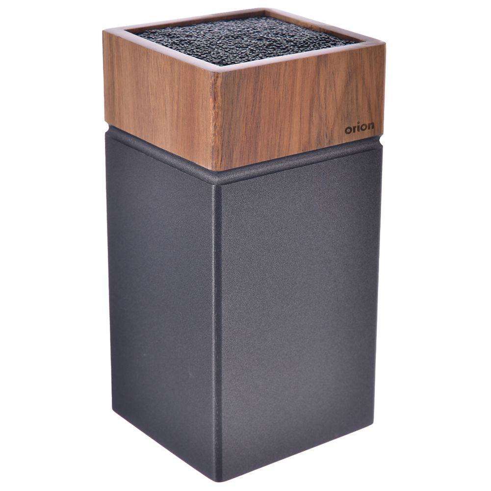 Suport tacamuri Wooden, Orion, Lemn, Maro/Negru