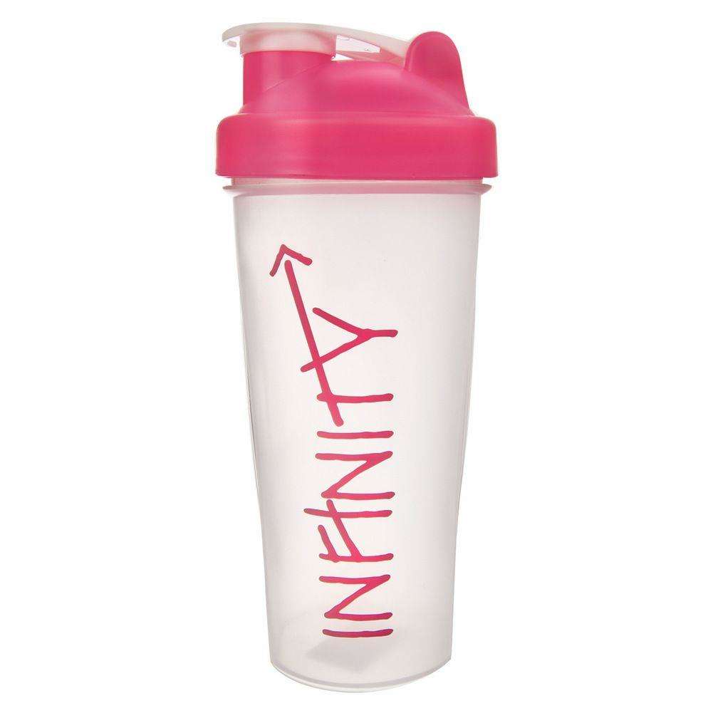 Sticla de sport Orion, Plastic, 0.7 l, Alb/Roz