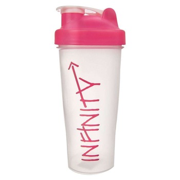 Sticla de sport Orion, Plastic, 0.7 l, Alb/Roz Sticla de sport Orion, Plastic, 0.7 l, Alb/Roz