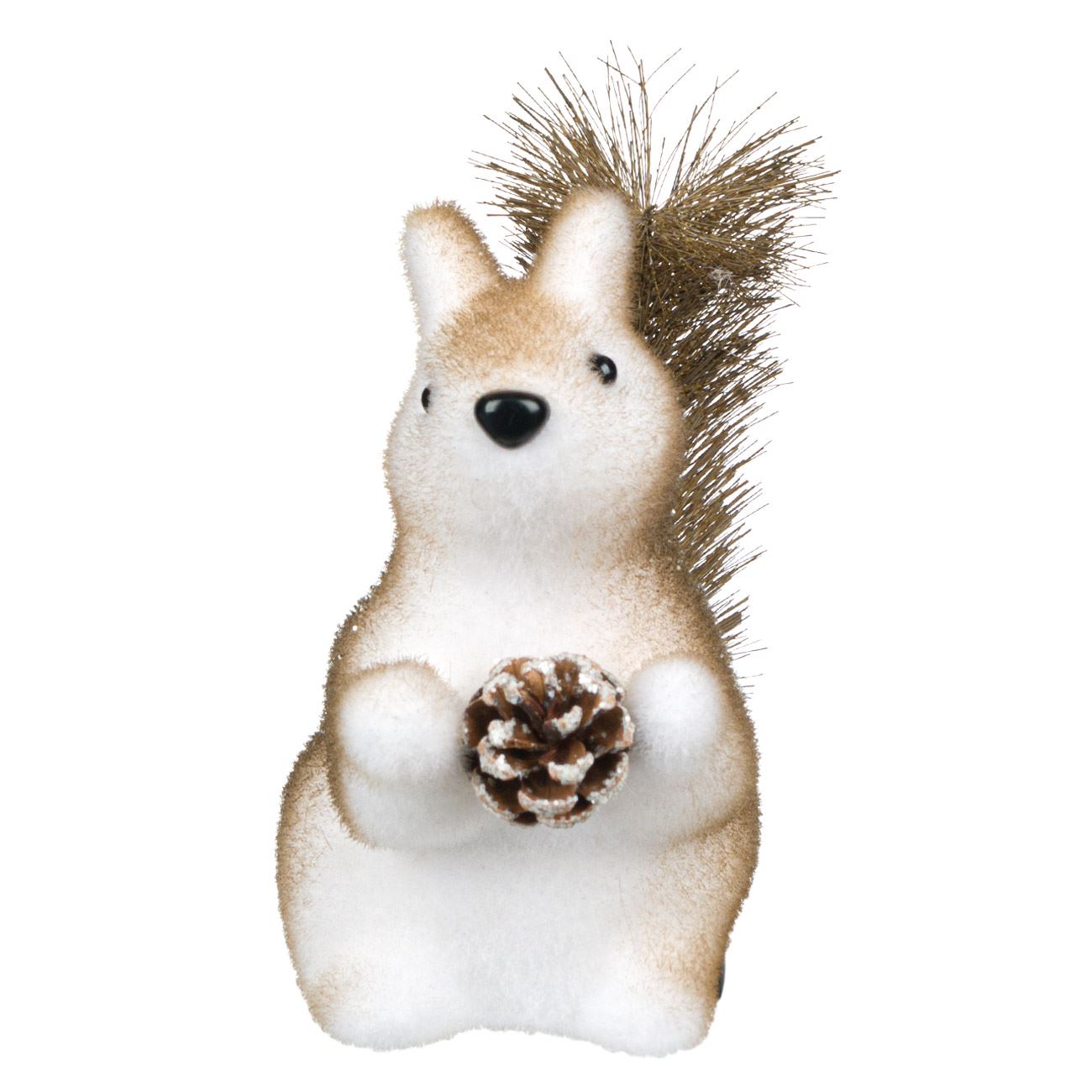 Figurina decorativa, Zola®, din spuma, model veverita, 18 cm