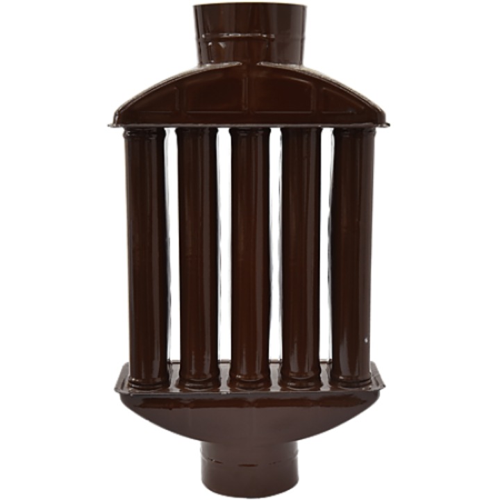 Recuperator caldura emailat, maro, Diametru 120 mm