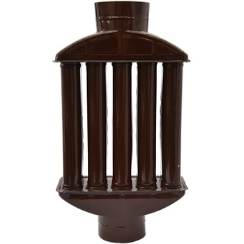 Recuperator caldura emailat, maro, Diametru 120 mm Recuperator caldura emailat, maro, Diametru 120 mm