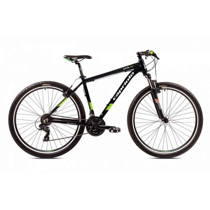 Capriolo MTB 9.1 29er kerékpár 21" Fekete-Zöld