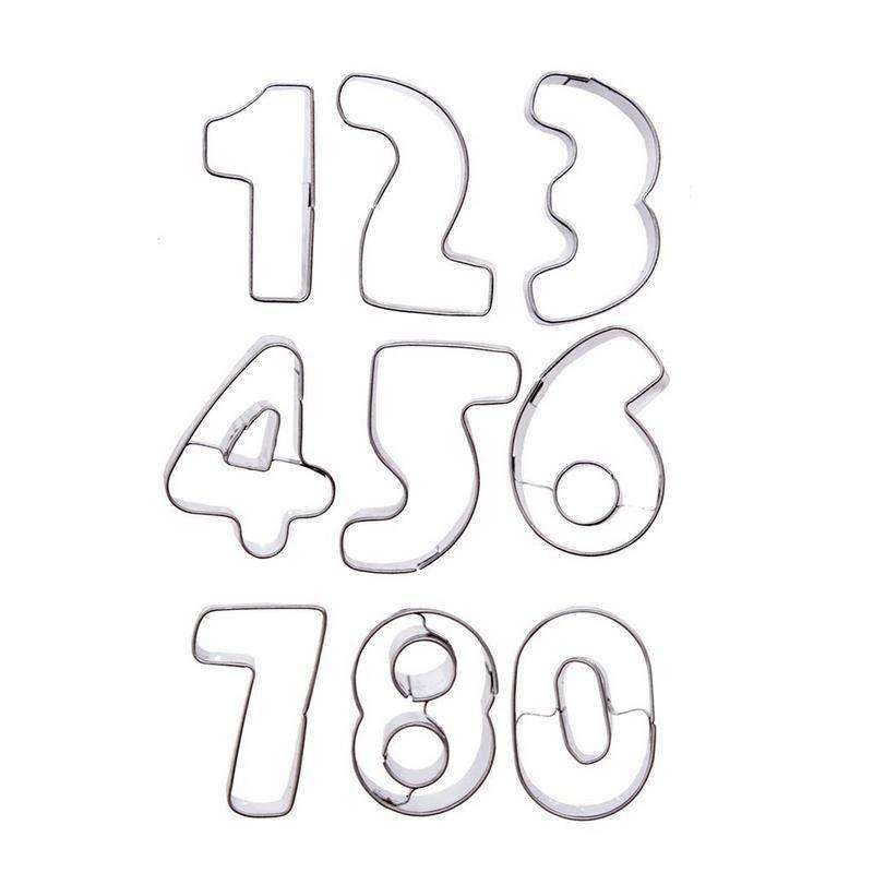 Set 9 forme prajituri, Orion, Cifre