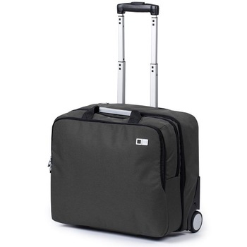 Troler cabina, Lexon, Airline, 48h, 17,3 x 11,8 x 8,7”, gri inchis Troler cabina, Lexon, Airline, 48h, 17,3 x 11,8 x 8,7”, gri inchis