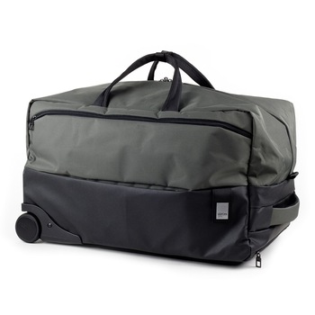 Troler Duffle, Lexon, pe roti, Spy, 57x33x31,5 cm, gri cu negru Troler Duffle, Lexon, pe roti, Spy, 57x33x31,5 cm, gri cu negru