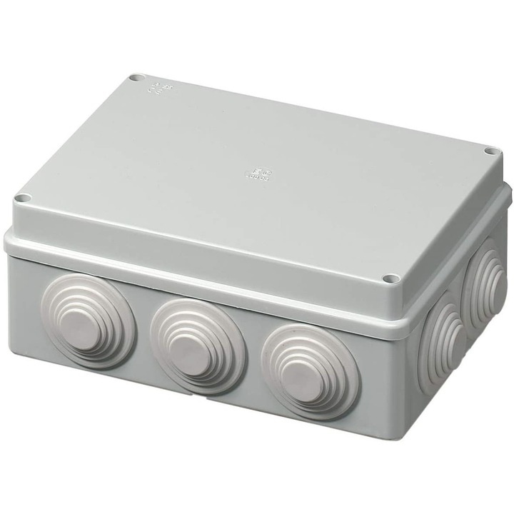 Elosztódoboz Elettrocanali tömszelencével 190x140mm IP55