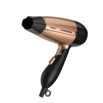 Uscator de par Aurora AU3204, 1400W, 2 viteze, o treapta temperatura, Auriu Uscator de par Aurora AU3204, 1400W, 2 viteze, o treapta temperatura, Auriu