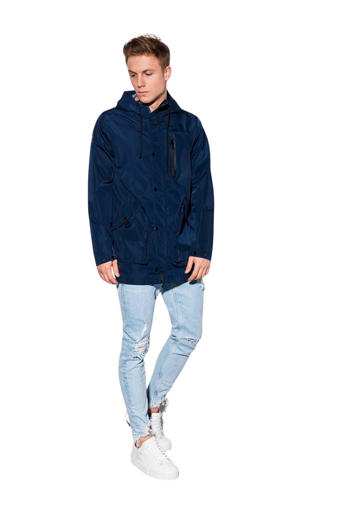 Geaca premium barbati C440 - bleumarin, Bleumarin, M