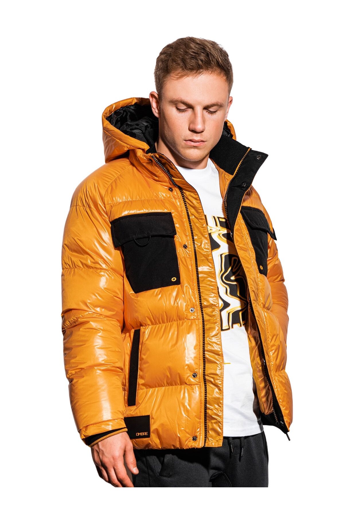 Geaca Level Up barbati - C457 - galben, Galben