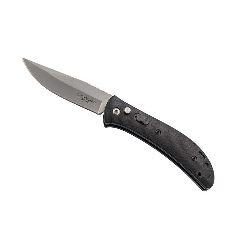 Briceag Herbertz 593210, Otel inoxidabil, 9.5 cm, Negru